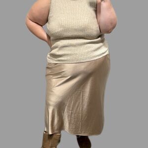 Old Navy Tan Maxi Skirt